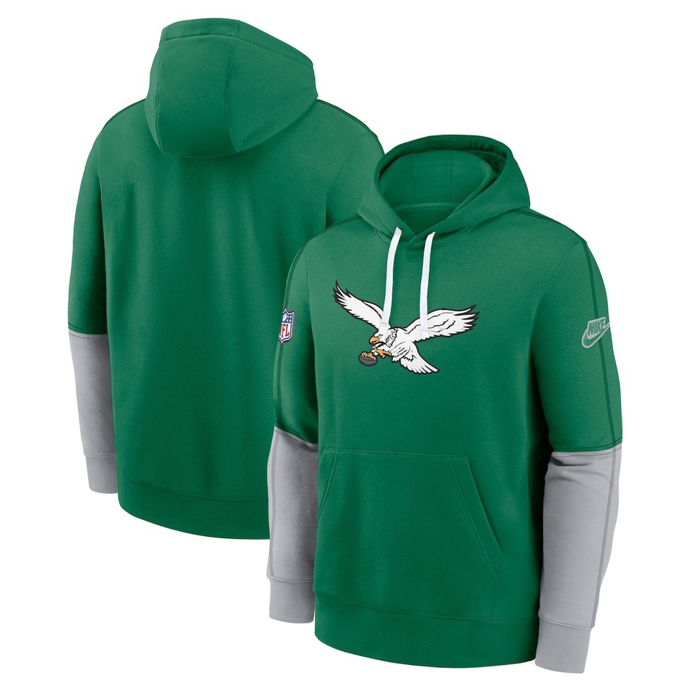 Nike NFL Philadelphia Eagles Green Pullover Hoodie Men’s Size M